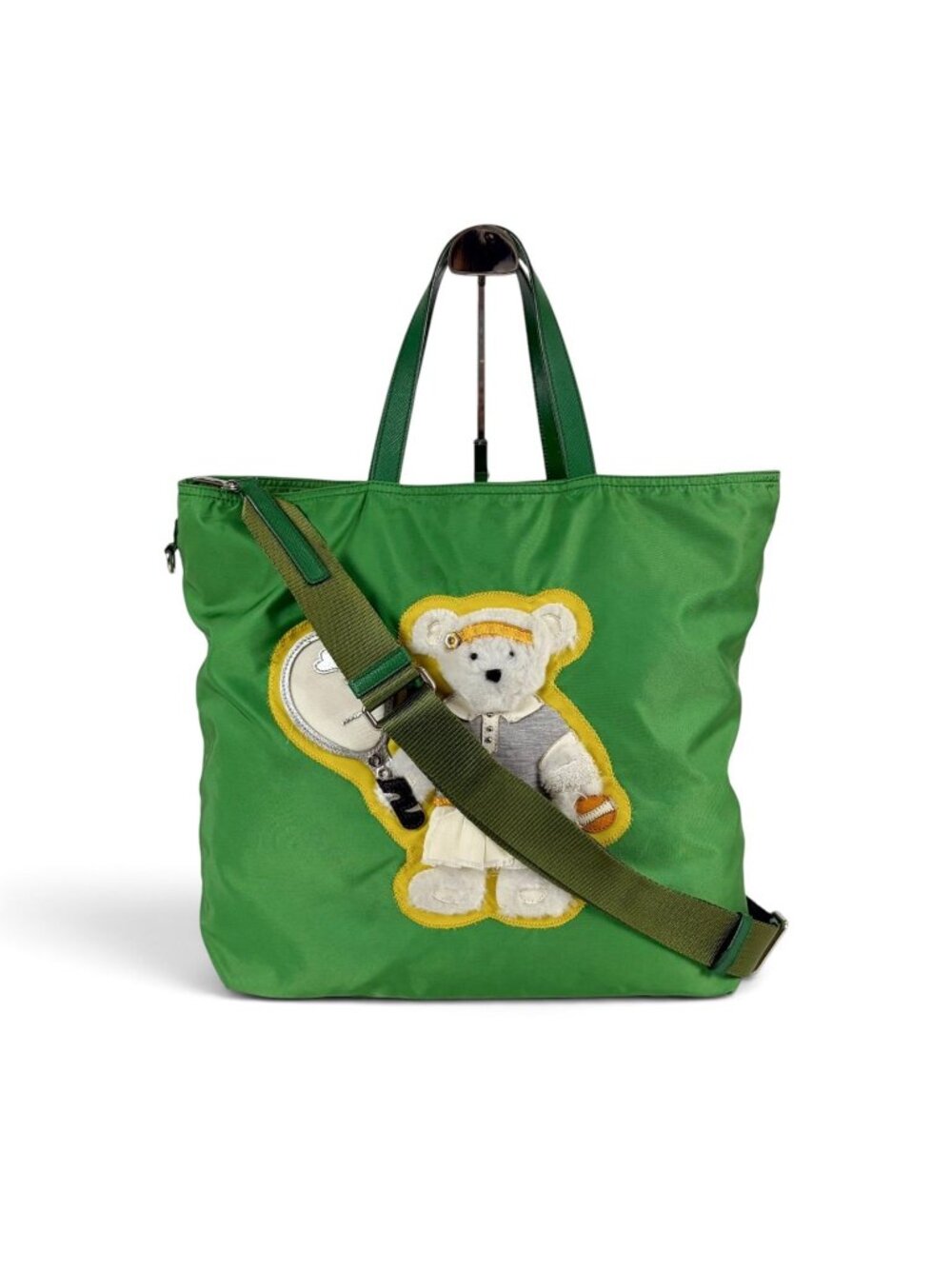 Prada Collection 2-Way Tote Bag Teddy Bear Beijing Olympics Limited Edition